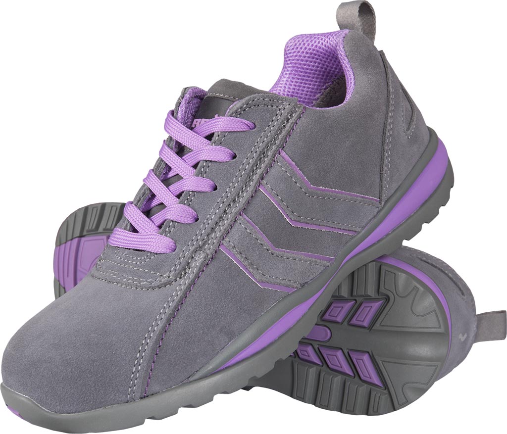 BUTY BEZPIECZNE - SZARO-FIOLETOWY 40