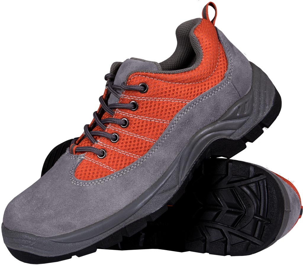 BUTY BEZPIECZNE - SZARO-POMARAŃCZOWY 40