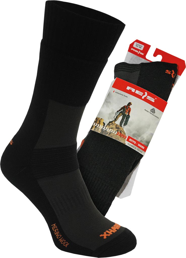 SKARPETY - CZARNO-SZARY L (39-42)
