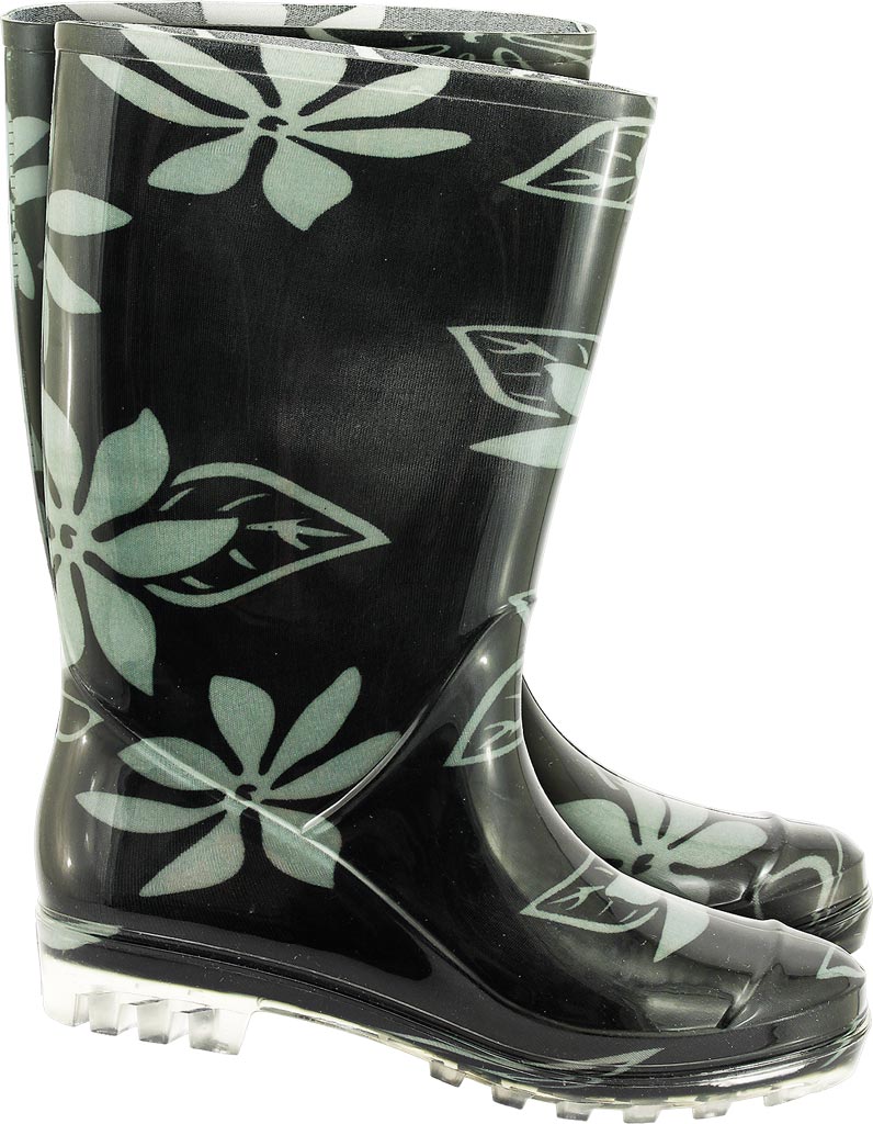 BUTY Z PCV - CZARNO-SZARY 39