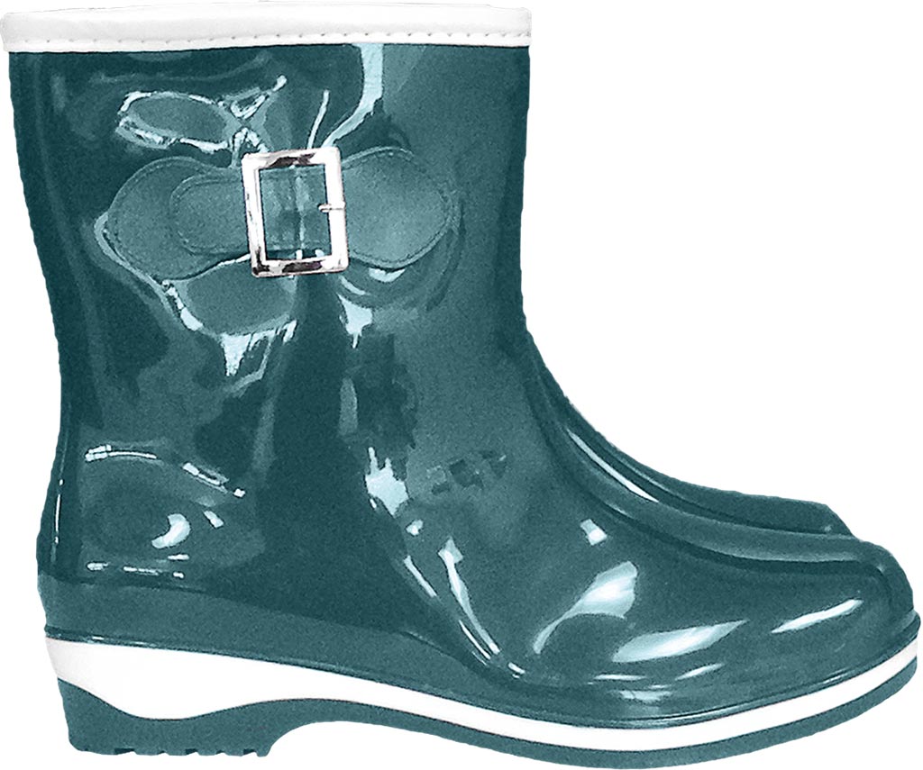 BUTY Z PCV - ZIELONO-BIAŁY 36