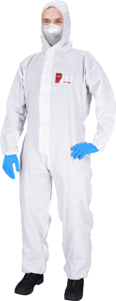 KOMBINEZON OCHRONNY - BIAŁY 2XL