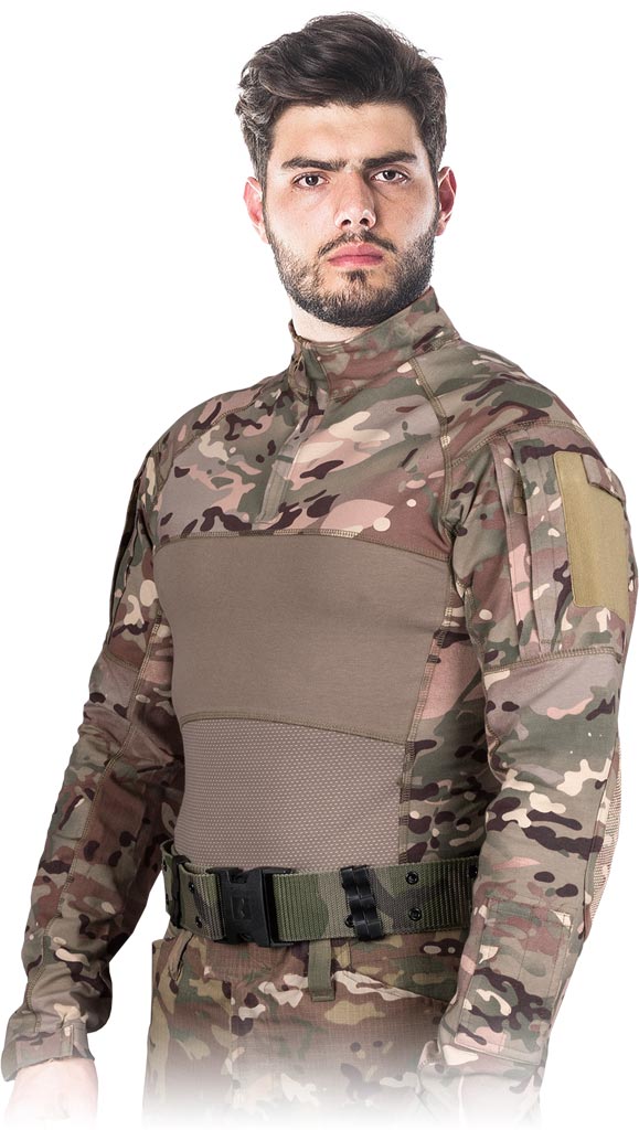 T-SHIRT MĘSKI Z DŁUGIM RĘKAWEM - MORO M