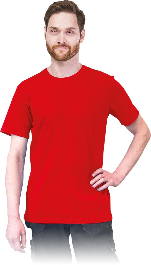T-SHIRT MĘSKI - CZERWONY 2XL