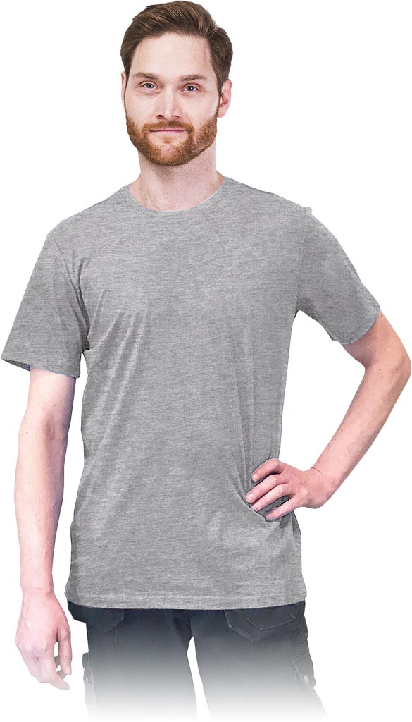 T-SHIRT MĘSKI - CIEMNOSZARY 2XL