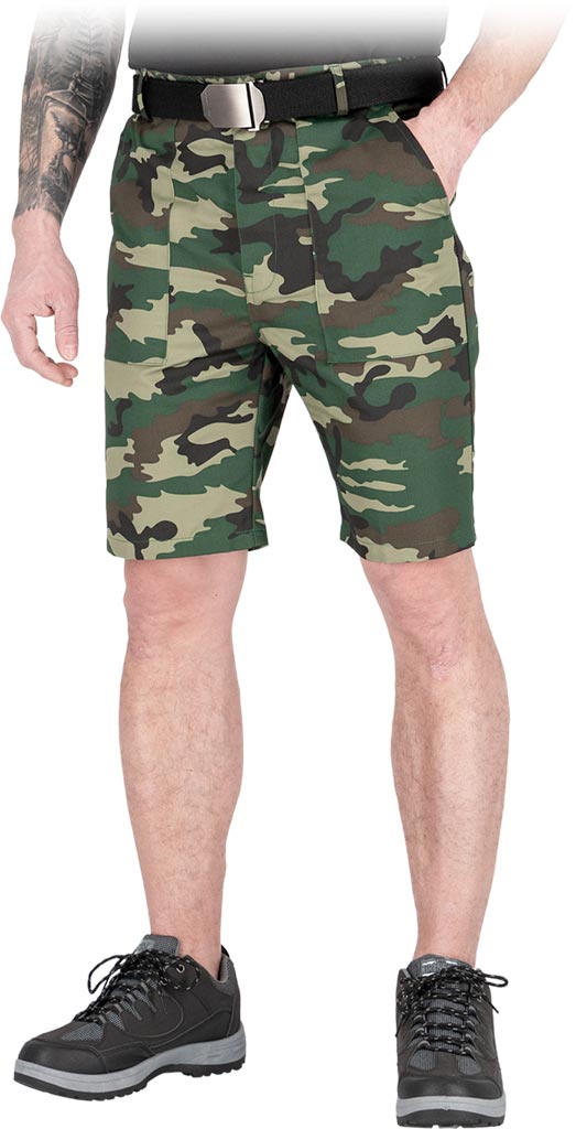 SPODNIE OCHRONNE DO PASA - KRÓTKIE - MORO 3XL
