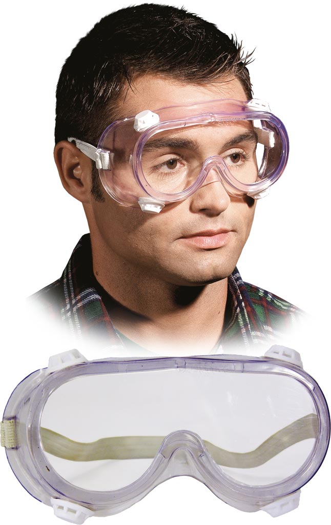 GOGLE OCHRONNE - TRANSPARENTNY 57-61