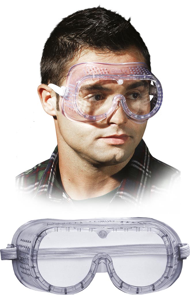 GOGLE OCHRONNE - TRANSPARENTNY uni
