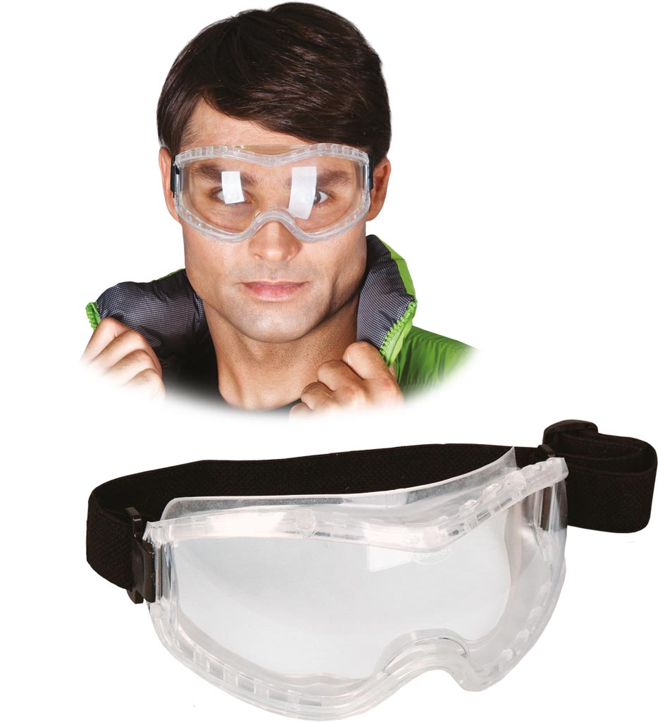 GOGLE OCHRONNE - TRANSPARENTNY 1-M