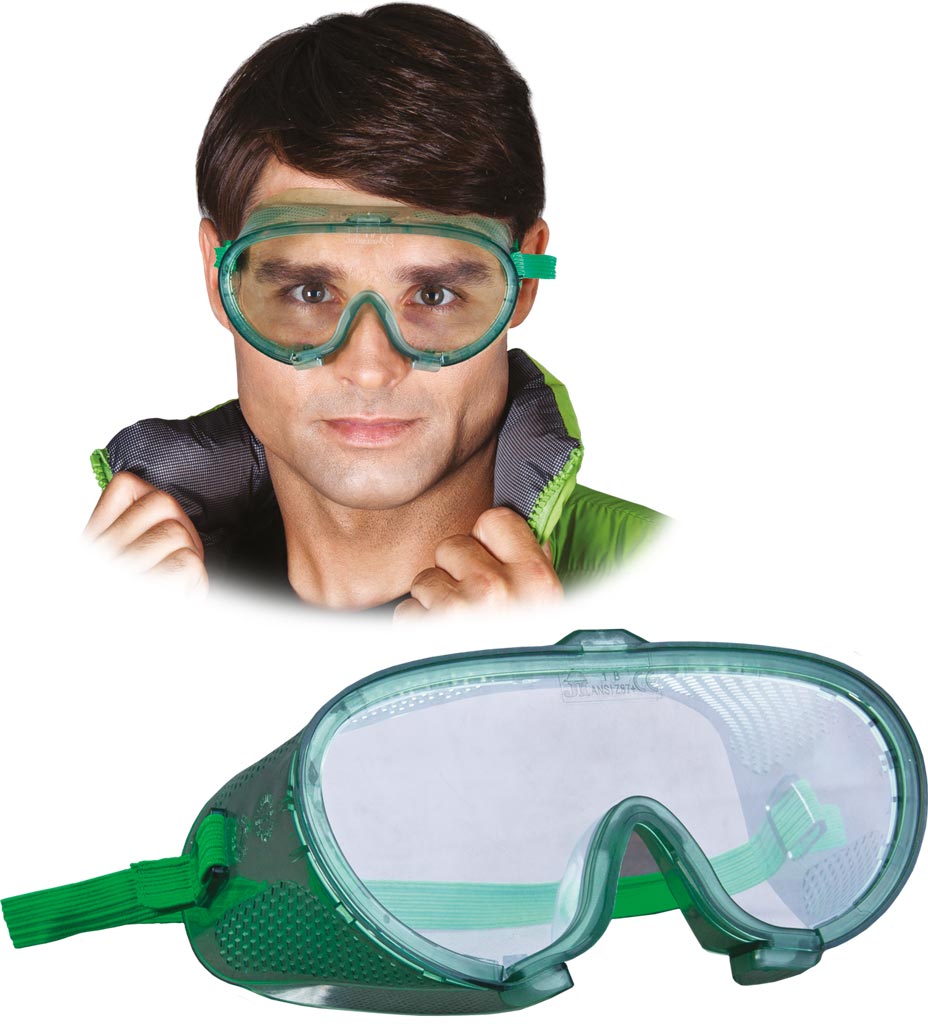 GOGLE OCHRONNE - ZIELONY 1-M