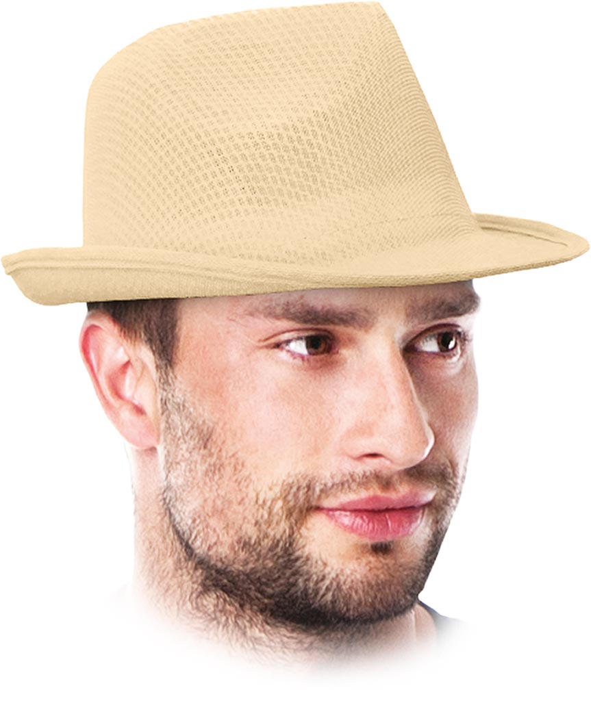 KAPELUSZ - BEŻOWY ONE SIZE