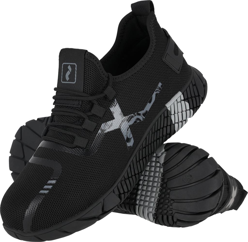 BUTY BEZPIECZNE - CZARNO-SZARY 45