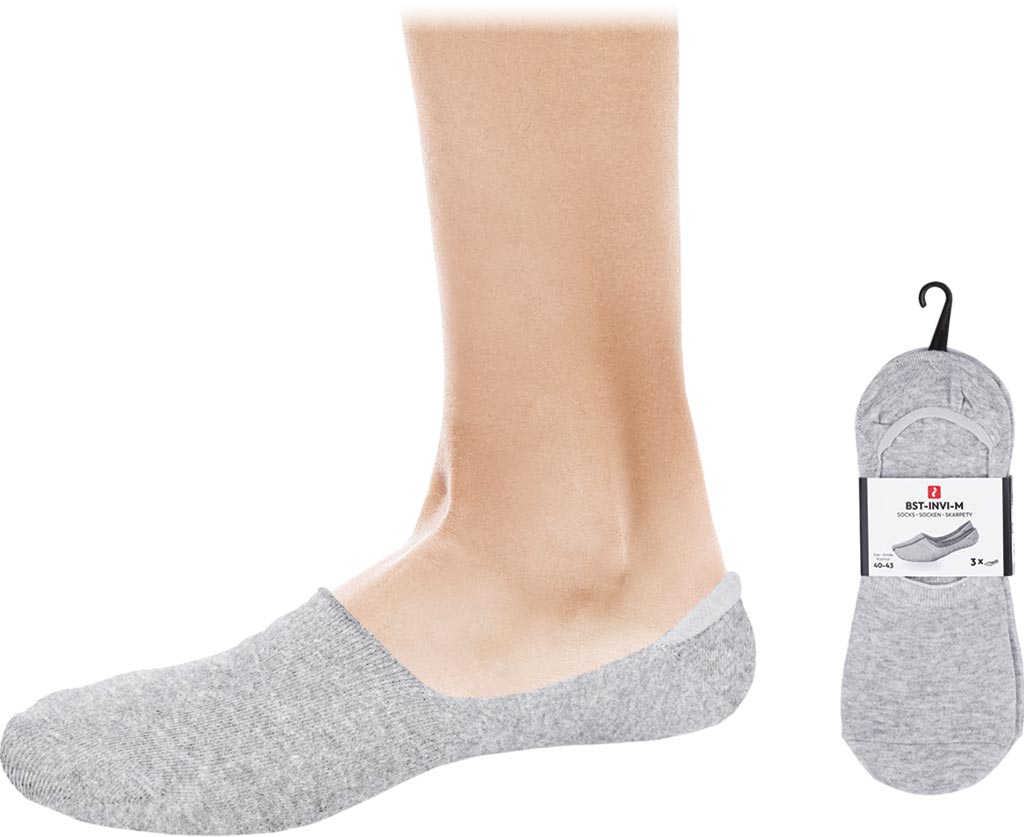 SKARPETY - SZARY/STALOWY 40-43