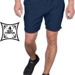 SPODNIE OCHRONNE DO PASA - KRÓTKIE - GRANATOWY 3XL