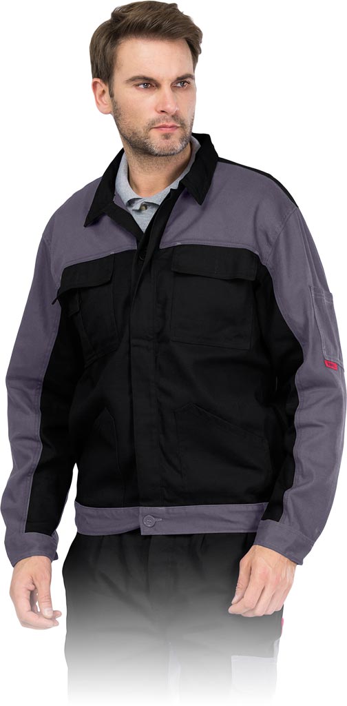 BLUZA OCHRONNA - CZARNO-SZARY 2XL