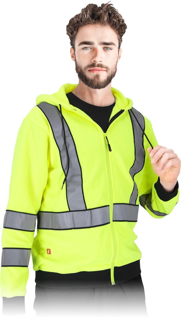 BLUZA OCHRONNA Z POLARU - ŻÓŁTY M