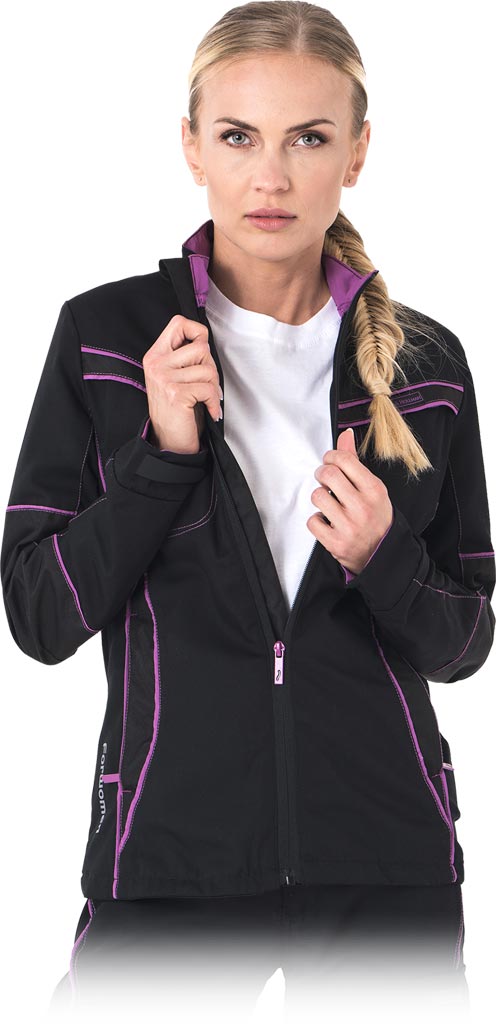 BLUZA OCHRONNA - CZARNO-RÓŻOWY XL