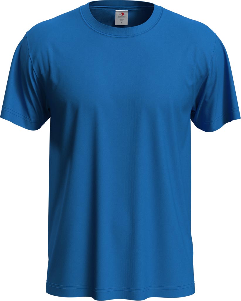 T-SHIRT - NIEBIESKI 2XL