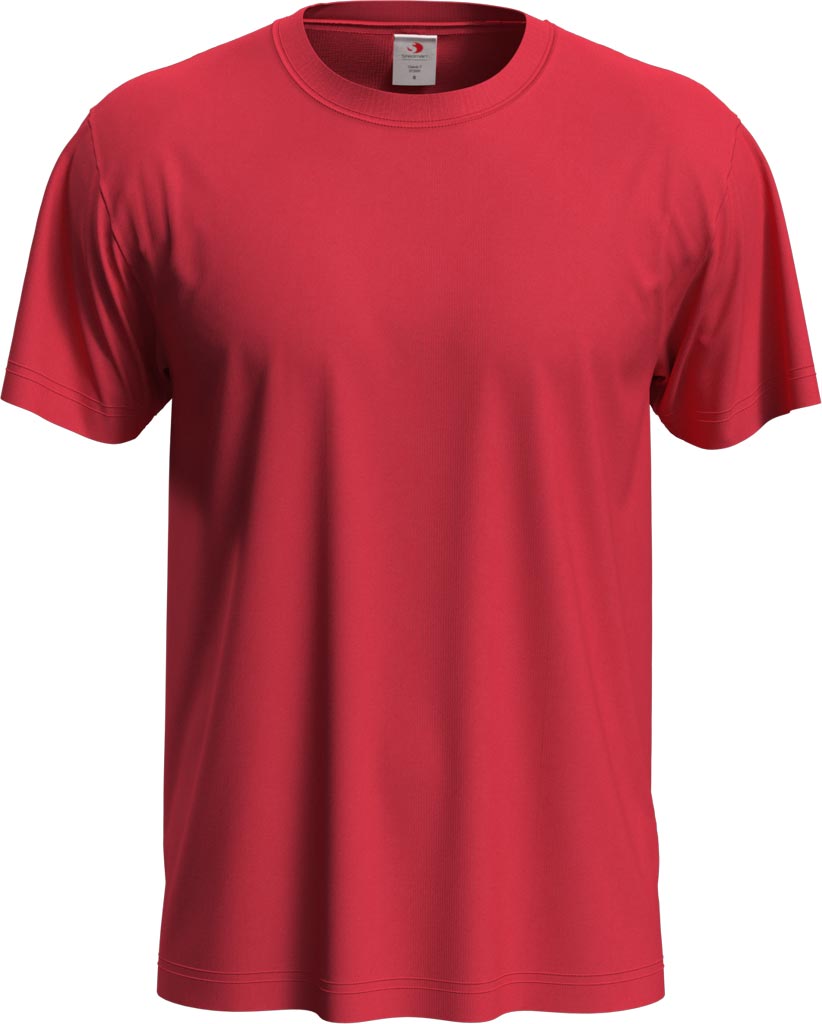 T-SHIRT - CZERWONY SZKARŁATNY M