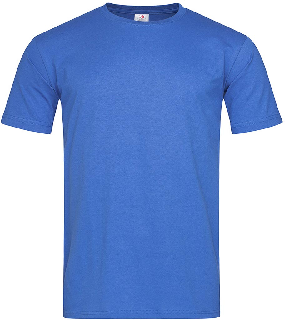 T-SHIRT MĘSKI - NIEBIESKI M