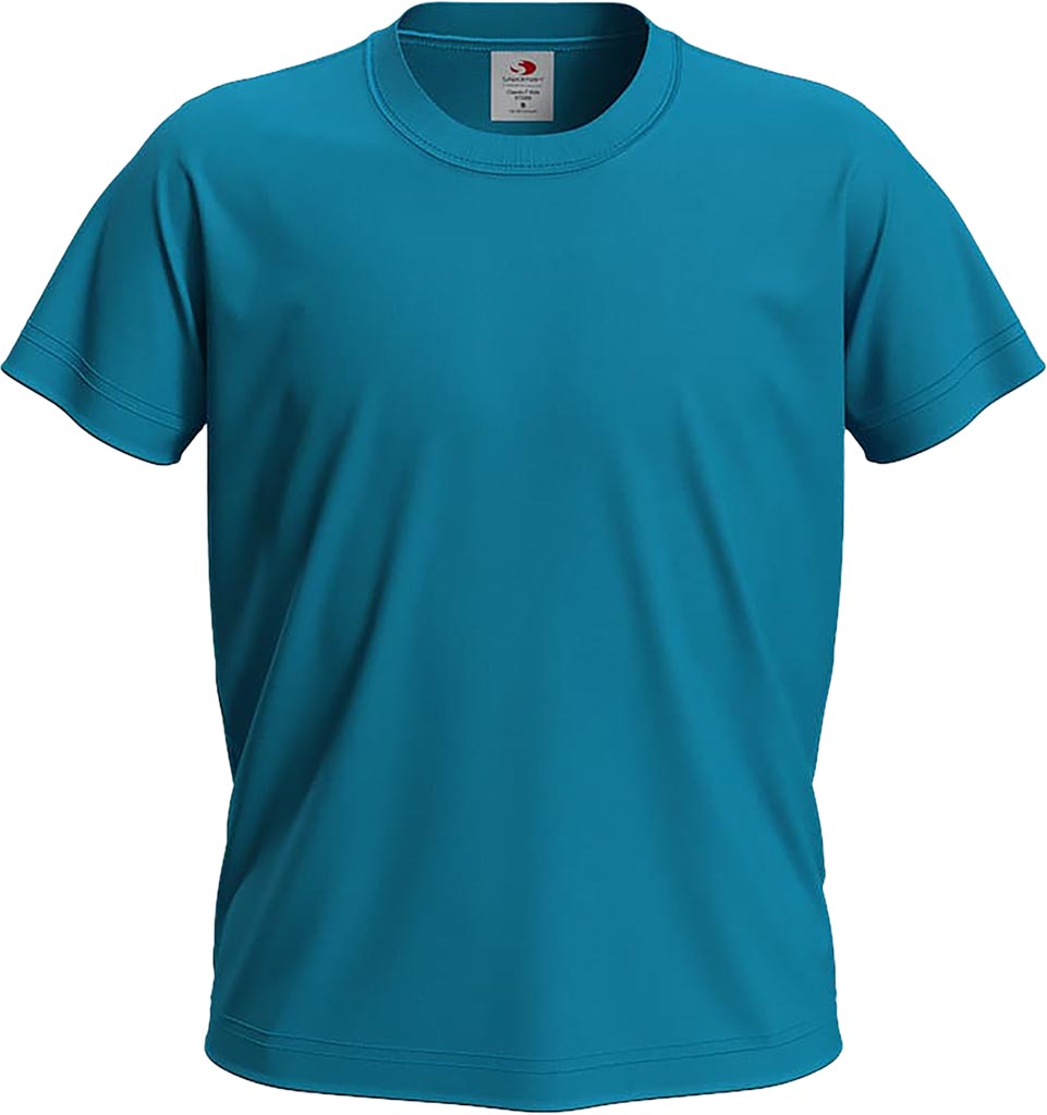 T-SHIRT DZIECIĘCY - NIEBIESKI OCEANICZNY M