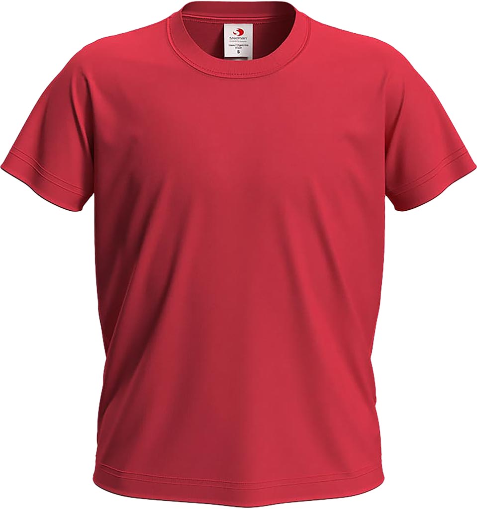 T-SHIRT DZIECIĘCY - CZERWONY SZKARŁATNY M