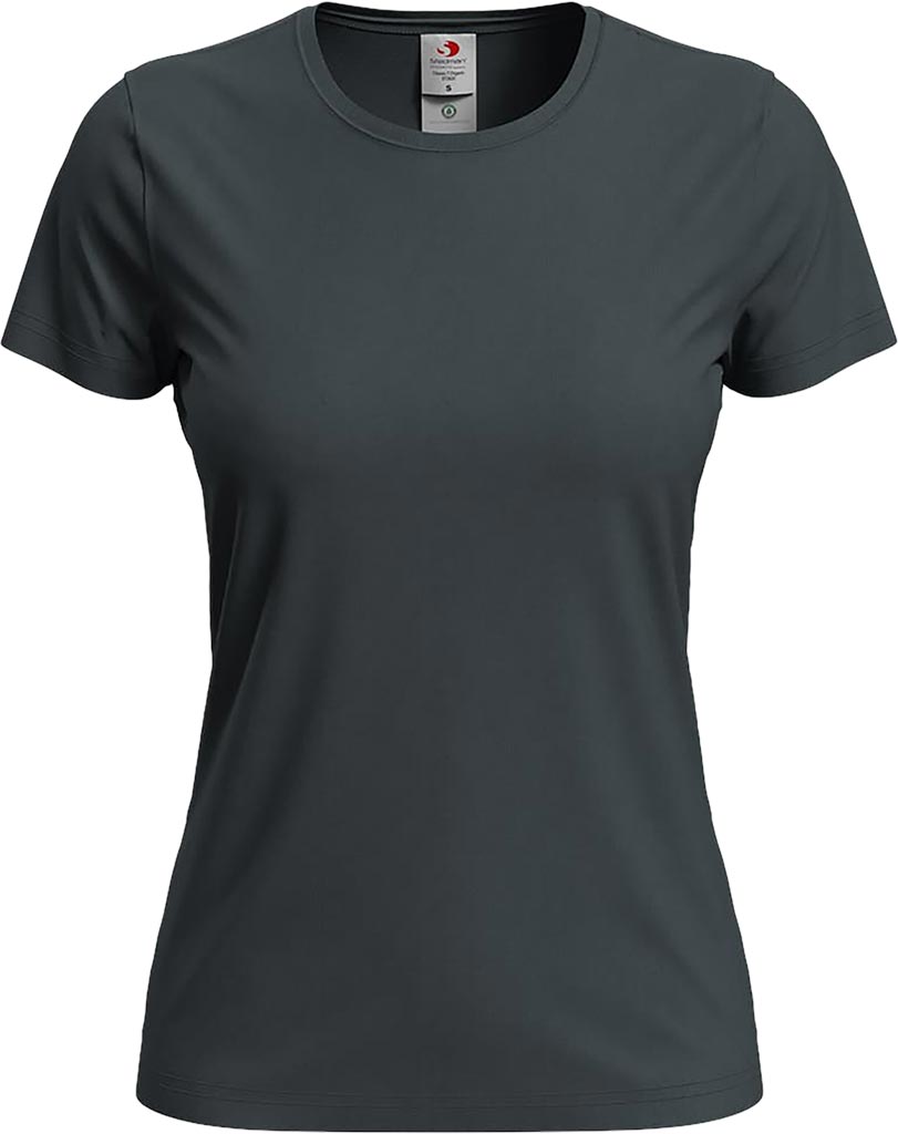 T-SHIRT DAMSKI - REAL GREY S
