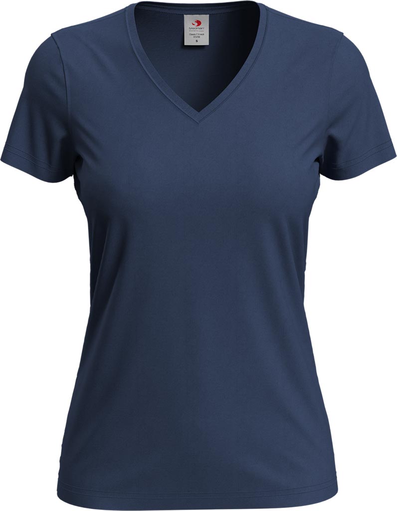 T-SHIRT DAMSKI - GRANATOWY M