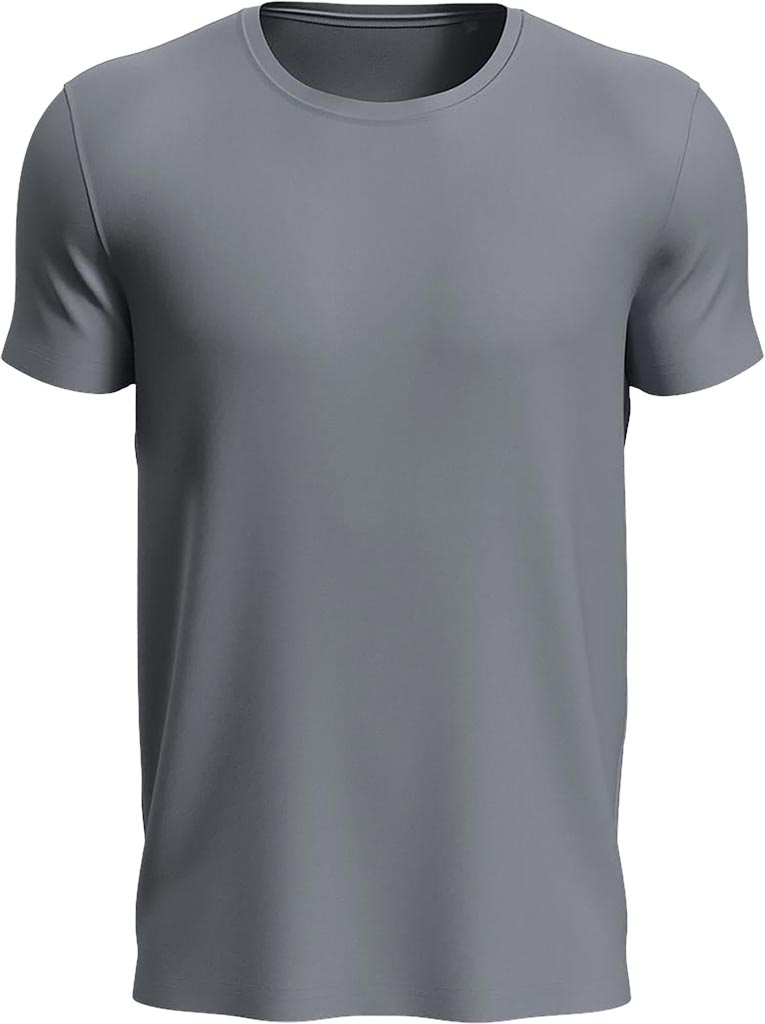 T-SHIRT MĘSKI - SILVER GREY 3XL