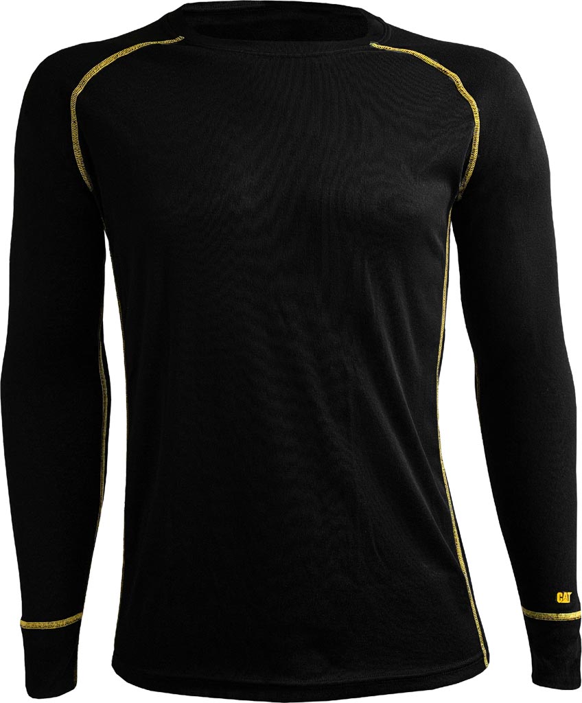 KOSZULKA TERMOAKTYWNA - CZARNO-ŻÓŁTY 2XL