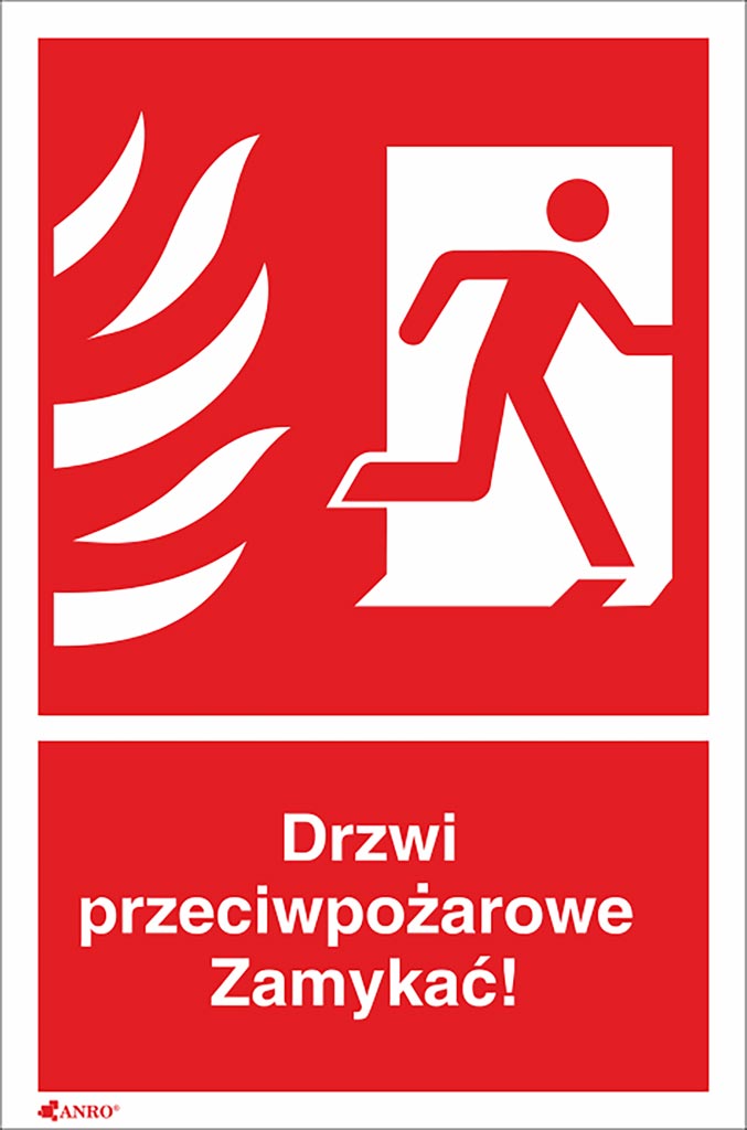 ZNAK BEZPIECZEŃSTWA -  150x205 mm