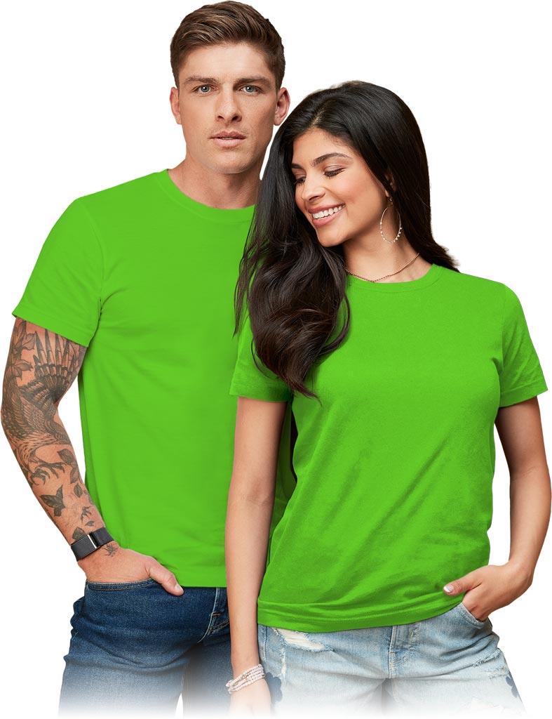 T-SHIRT - ZIELONY KIWI L