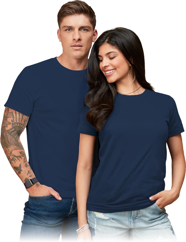 T-SHIRT - GRANATOWY 2XL