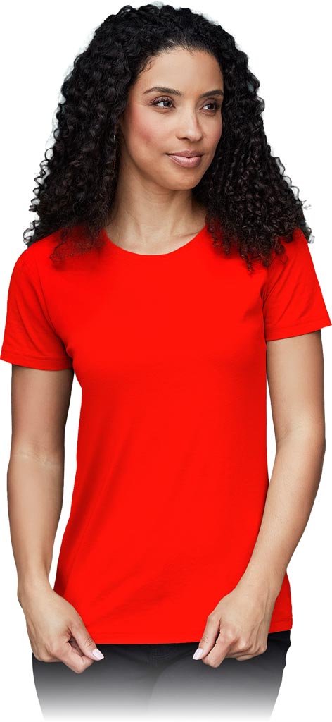 T-SHIRT DAMSKI - CZERWONY SZKARŁATNY M