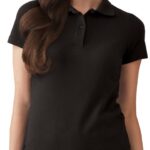 POLO DAMSKIE - CZARNY 2XL