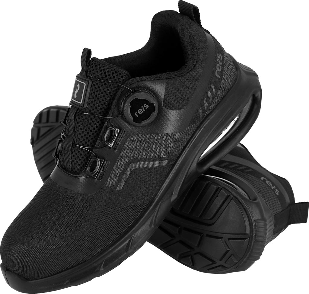 BUTY BEZPIECZNE - CZARNO-SZARY 44