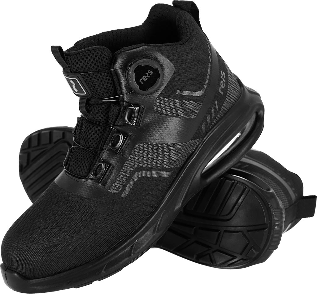 BUTY BEZPIECZNE - CZARNO-SZARY 45