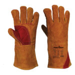 Welders 330 Split Leather Reinforced Palm Gauntlet